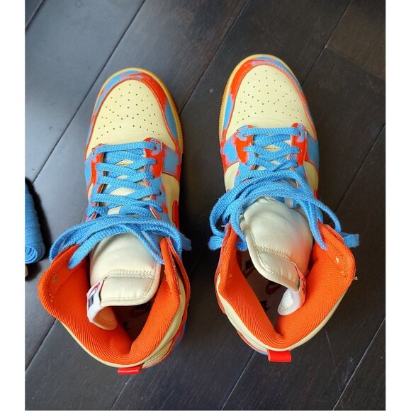 Nike Dunk High 1985 High SP | Safety Orange / Team Orange | Womens 10.5 (Mens 9) - Picture 10 of 13